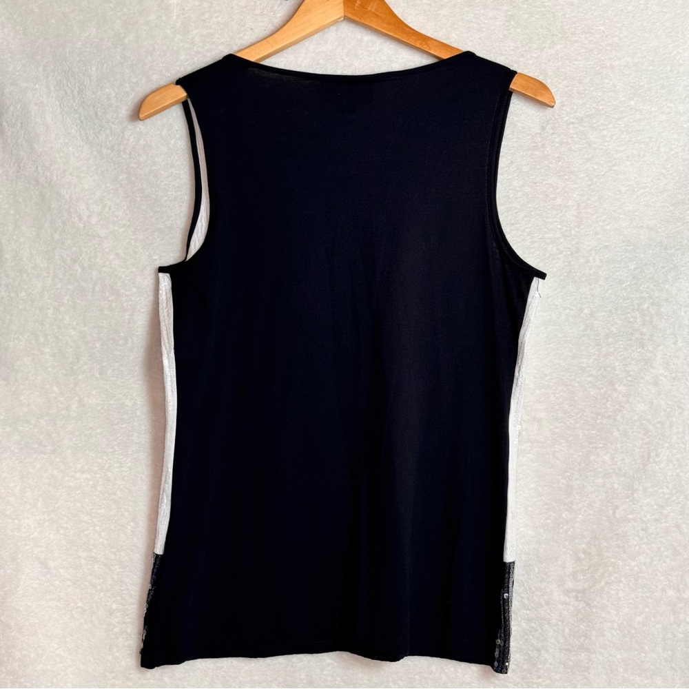 LAST CALL FINAL PRICE GREAT DEAL NEW Dana Buchman Lush retreat sequin tank small - Picture 5 of 6